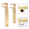 Double Scale Vernier Calipe Brass Sliding Gauge Retro Vernier Caliper Ruler  Jewelry