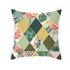 Summer Tropical Plant Flamingo Decorative Pillowcase Green Leaf Pillowcase Flamingo Pillowcase