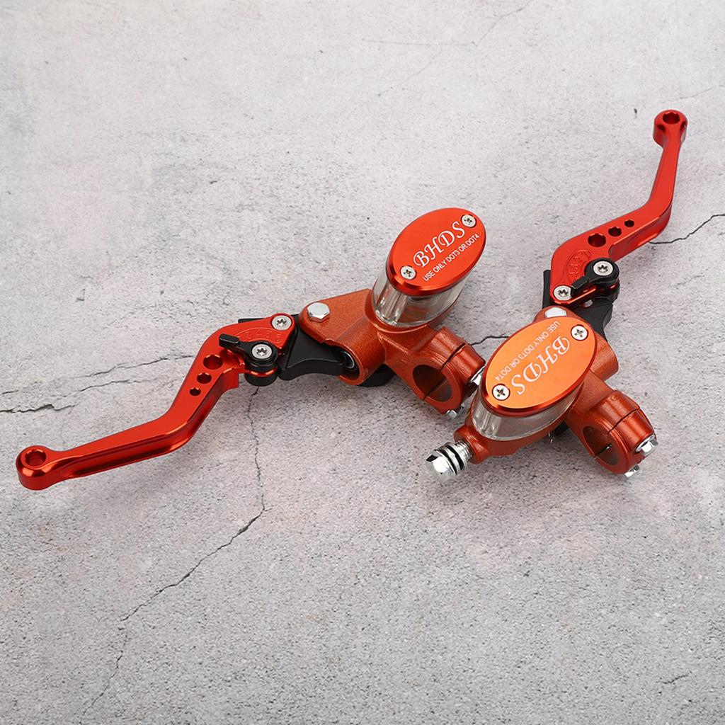 Пара рычагов сцепления тормоза универсальный главный цилиндр мотоцикла резервуар гидравлический насос ручной тормоз
