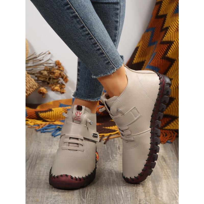 Меховые женские сапоги зимние ботильоны ручная работа нитки мама хлопок обувь для женщин новые водонепроницаемые короткие зимние сапоги Zapatos Mujer