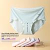 Women's Spring and Summer 10A Antibacterial Extended Mid Waist Triangle Underwear