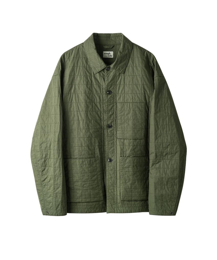 Roughside Quilted Comfort Jacket Dark Olive