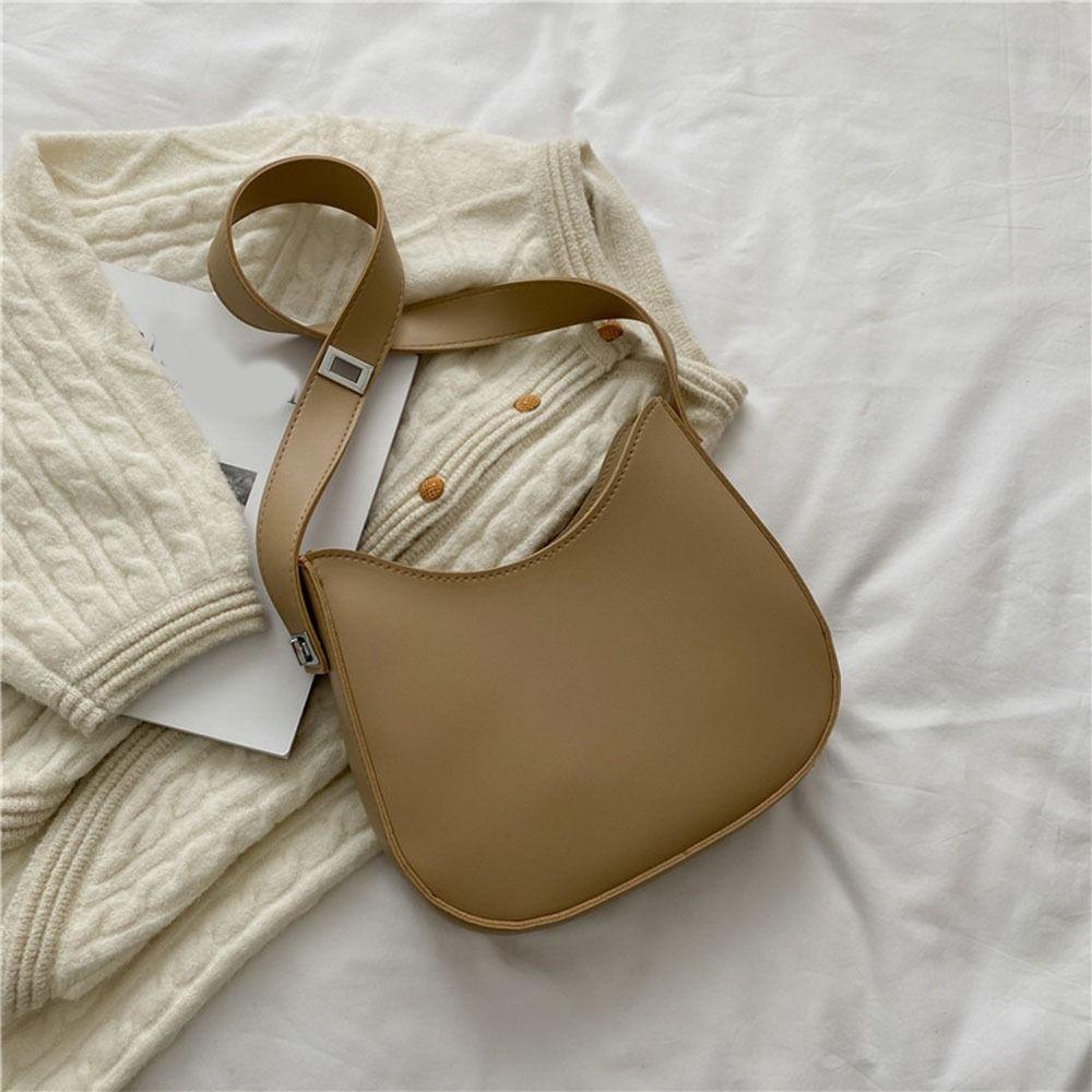 Large Capacity Shoulder Underarm Bag PU Handbags Casual Shoulder Bag  for Women