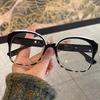 Fashion Large Frame Square Anti Blue Light Glasses Men Women Europe and America Piece Together Color Eyeglasses