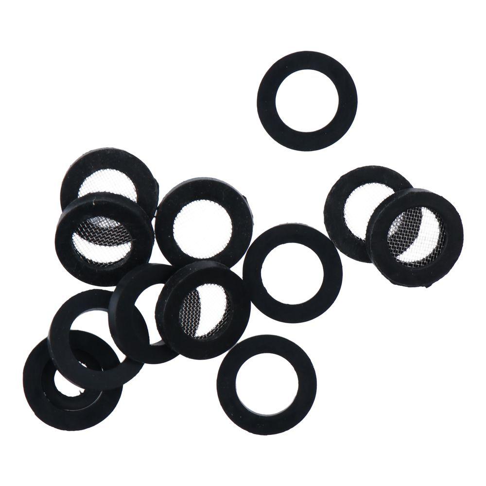 10 шт. черные прокладки для душевой лейки резиновая шайба фильтр душевое кольцо садовый шланг соединитель