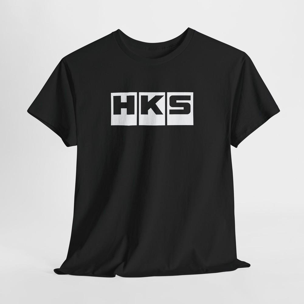 HKS Black T-Shirt – Unisex JDM Tuning Racing Tee for Men or Women