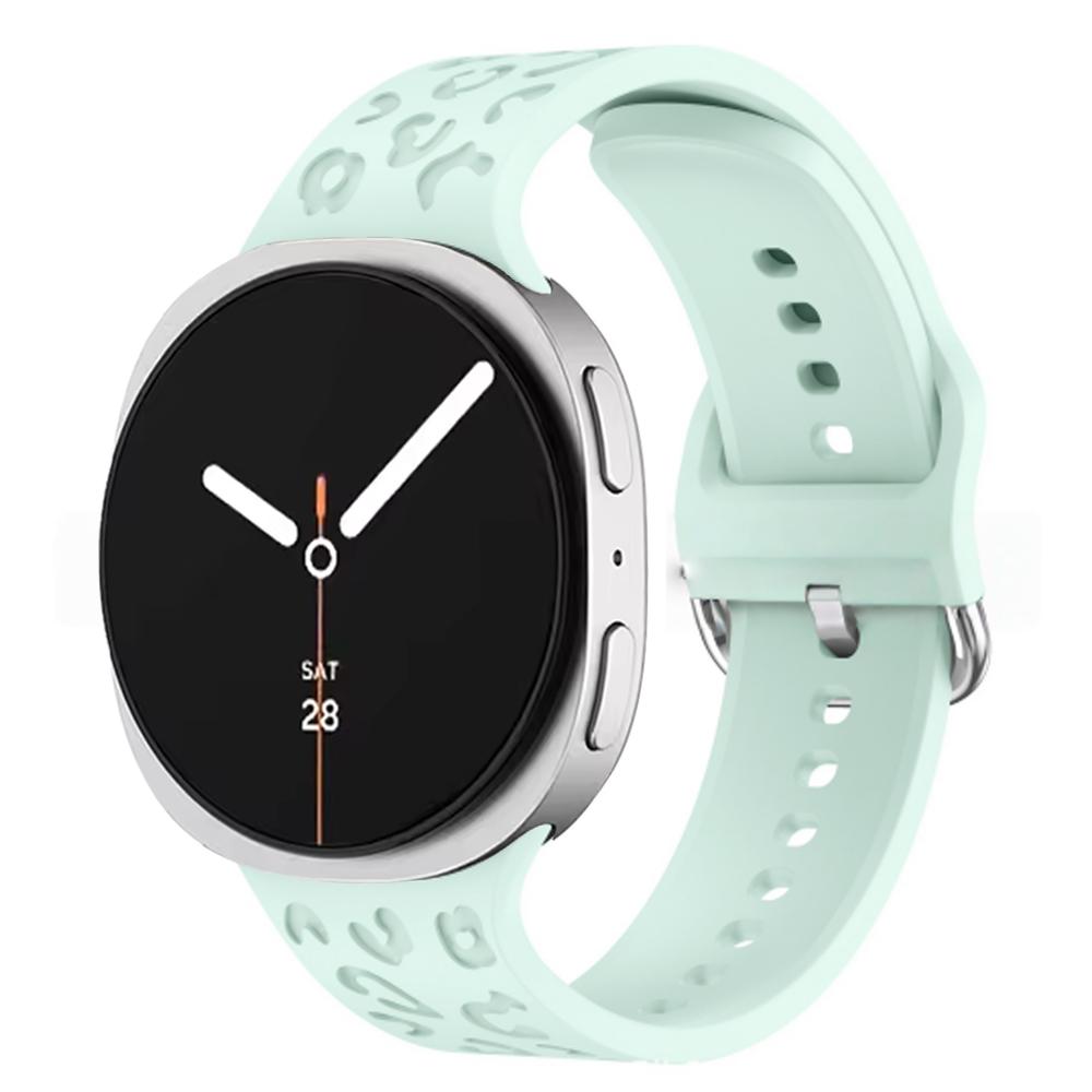 Для Samsung Galaxy Watch 8 classic 46 мм ремешок Гравированный спортивный Силиконовый Леопардовый петля Браслет ремешок Galaxy watch 8 40 мм/44 мм ремешок
