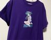 [Б/У] Футболка аниме PUMPED, фиолетовая, размер L