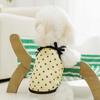 Dog Clothing Hollow Polka Dot Mesh Spring and Summer Breathable Thin Two-legged Clothing Teddy Cat Suspender Pet Clothing