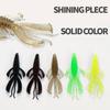 10Pcs Fishing Baits Bright Color Highly Simulated Groove Design Soft Texture High Toughness Colorful Soft Lures Bionic Baits