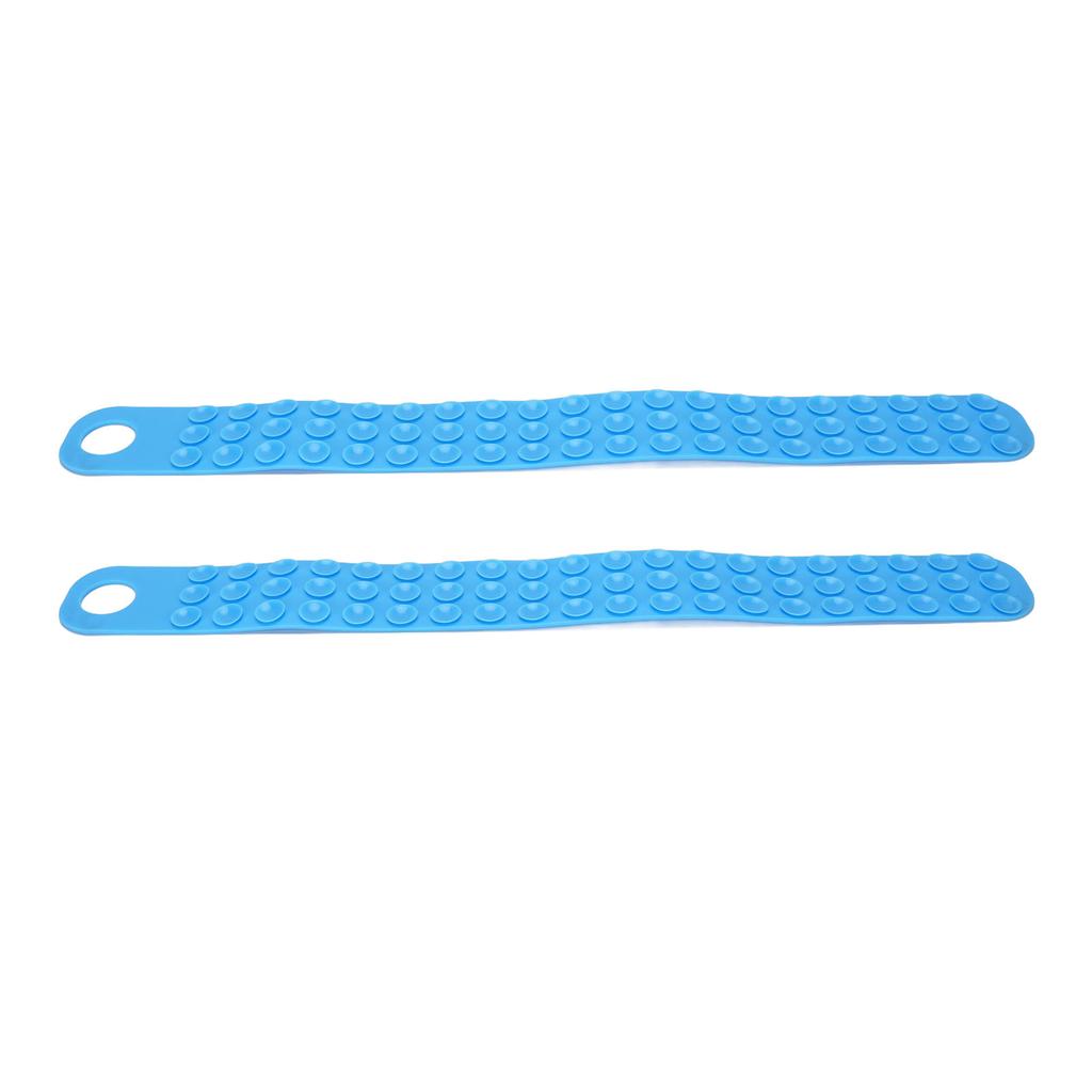 2PCS Silicone Thaw Belt Easy To Hang Fast Defrosting Fixator Belt for Frozen Meat Steak Fish Blue