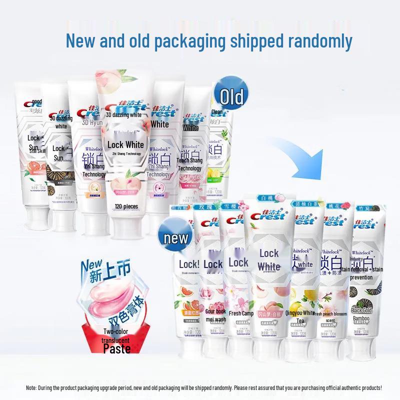 Crest Dual Color White Lock Toothpaste