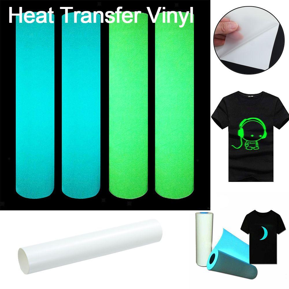 Iron On T-Shirts Garment Crafts Film Hot Transferred Luminous Craftables Heat Transfer Vinyl