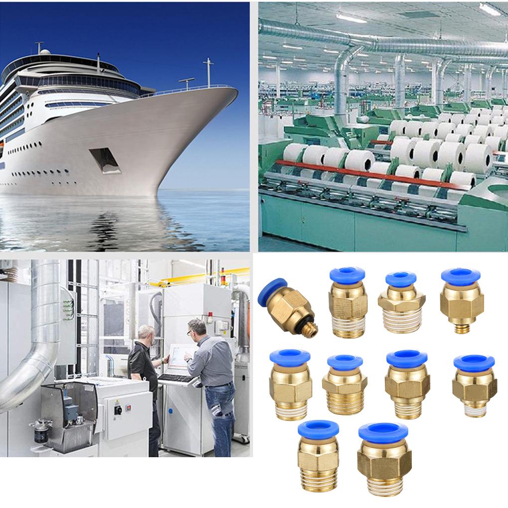 10 шт. Домашний портативный резьбовой интерфейс пневматический шланговый соединитель многоразовые быстроразъемные трубные соединители оборудование