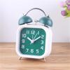 3-дюймовый будильник на батарейках, громкий механический будильник со стереоскопичной ночной подсветкой, не тикающий