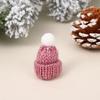 Christmas Mini Hat Ornaments Korean Version Knitted Yarn Ball Handmade DIY New Year Decoration Hat
