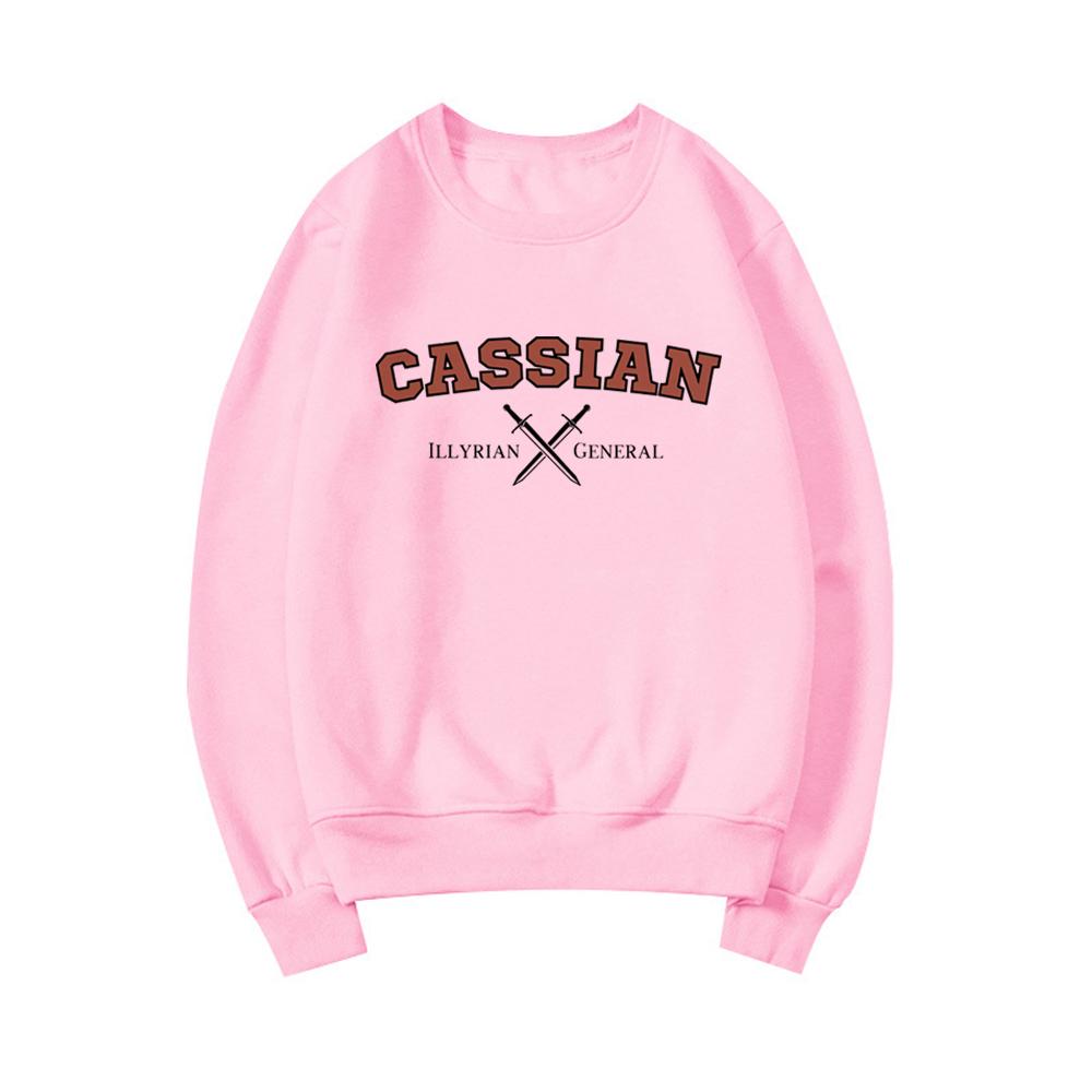 Толстовка Cassian Lord of Bloodshed SJM Illyrian General Толстовки Acotar Velaris Толстовки Bookish Hoodie Women Pullover Tops