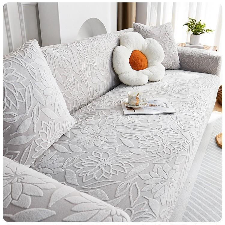 New Jacquard Velvet Elastic Sofa Cover All-season Universal Cat Scratch and Dust-proof Sofa Cover
