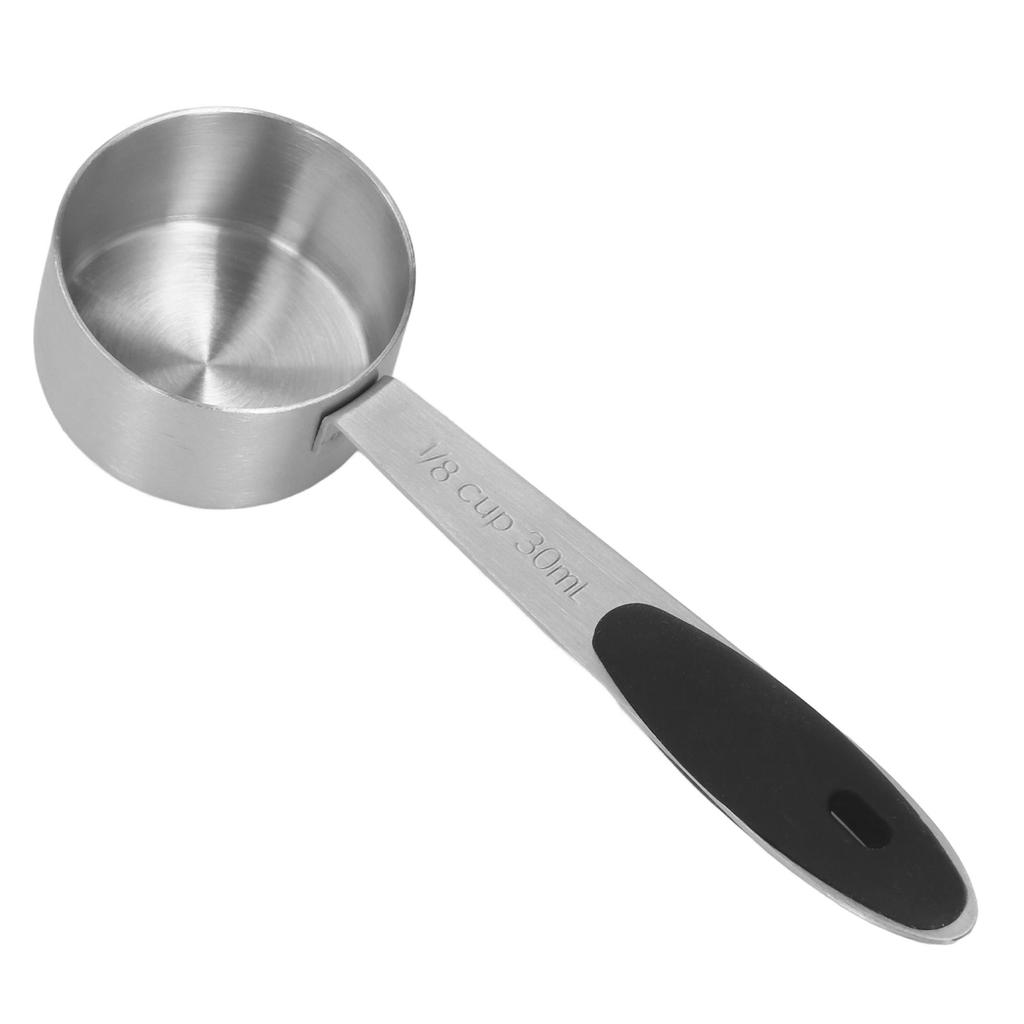 2 шт. Мерная ложка для кофе из нержавеющей стали 1/8 чашки 30 мл Мерная столовая ложка Столовая ложка Для кофейных зерен Сухого молока Чая