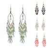 Bohemian Tassel Earrings Jewelry Women Dangle Rhinestone Party Gift