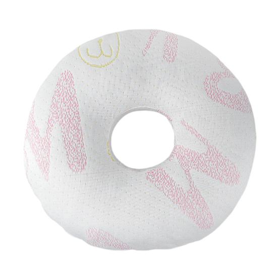 Подушка для пирсинга уха для спящих на боку Мягкая подушка-пончик с отверстием для облегчения боли в ухе, пролежней O-образная подушка для сна на боку для взрослых