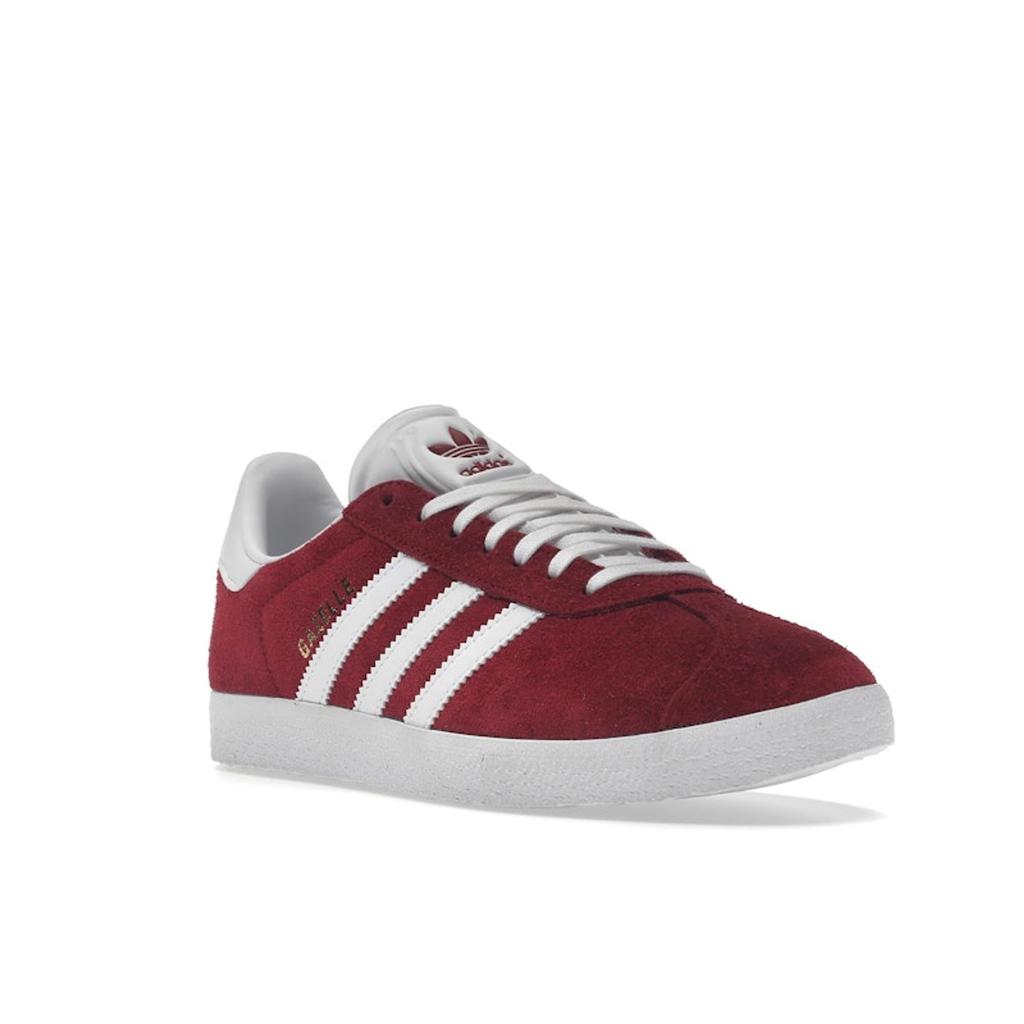 Adidas Gazelle Collegiate Burgundy Unisex Sneakers Red Cloud-White Gold-Metallic B41645