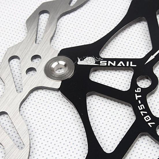 Bicycle Brake Disc Practical Heat Dissipation 6 Bolt Pattern Stainless Steel Disc Brake Rotor Outdoors Supplies