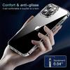 Coque de protection - Silicone - pour iPhone 14 Pro Max - Transparent - Antichoc - 2 Verres Trempés