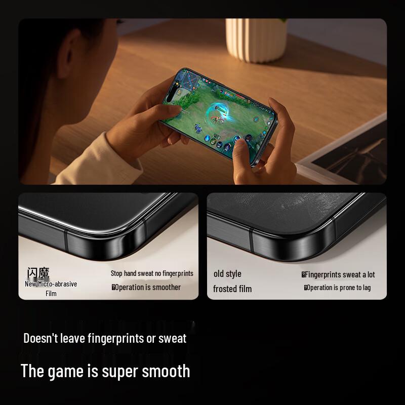 Защитная пленка из матового закаленного стекла Shine Armor с защитой от отпечатков пальцев (2-Pack)