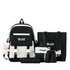 5-Piece Large Capacity Korean Harajuku Style Backpack Set