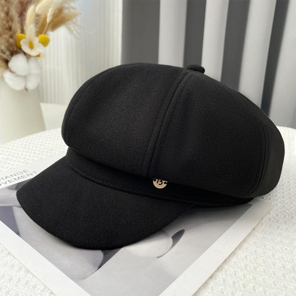 Korean Style Cloud Berets Vintage Newsboy Fashion Octagonal Cap for Women Girls
