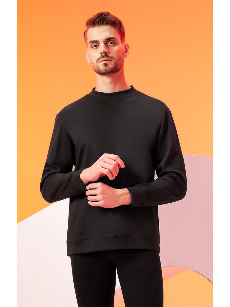 Men's Lyocell Tencel Cashmere Antibacterial Thermal Undershirt Sweater