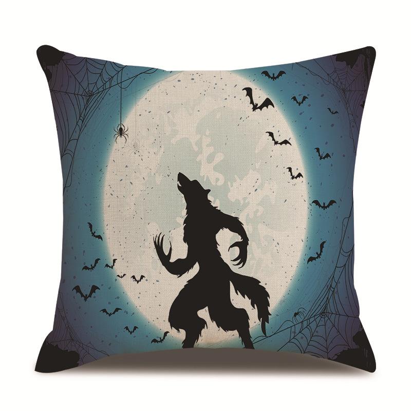 Хэллоуин Льняная Наволочка Наволочка с Принтом