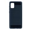 Soft Case - Samsung - Galaxy A31 - Black - Brushed Carbon Fiber Effect - Durable Protection