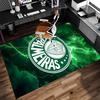 Коврик с принтом логотипа SE Palmeiras - Мягкий, Моющийся, Нескользящий Коврик для Помещений под Офисные Стулья, Гостиную, Домашний Офис, Декоративный Ковер