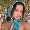 Floral Print Satin Scarf Hijab Soft Head Scarf Elegant Square Silk Scarf  Women