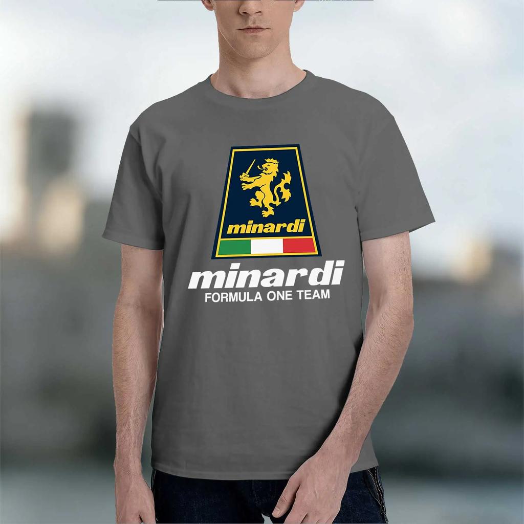 MINARDI 2026 fashion heavyweight hot selling retro printed pattern fun round neck T-shirt for daily comfort