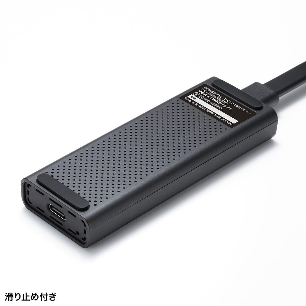 Sanwa Supply HDMI Extender Wireless 4K Совместимая модель HDMI-набора Можно добавить до 20 устройств Передача на расстояние до 15 м (передатчик/приемник) VGA-EXWHD12