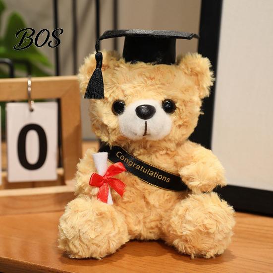 Graduation Keepsake Teddy Personalized Gifts 2026 for Her, 7-Inch Bear, Soft Unique Gift Idea Plush Mascot College High School, Grade Graduate Bear