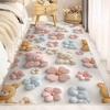 Bedside Carpet Cute Bedroom Stain Resistant Drifting Window Living Room Sofa Room Floor Mat Thickened Home Floor Mat