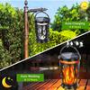 Solar Flame Light Outdoor IP65 Waterproof Landscape Lamp Hanging Camping Lights for Courtyard Garden Flickering Flame Decor