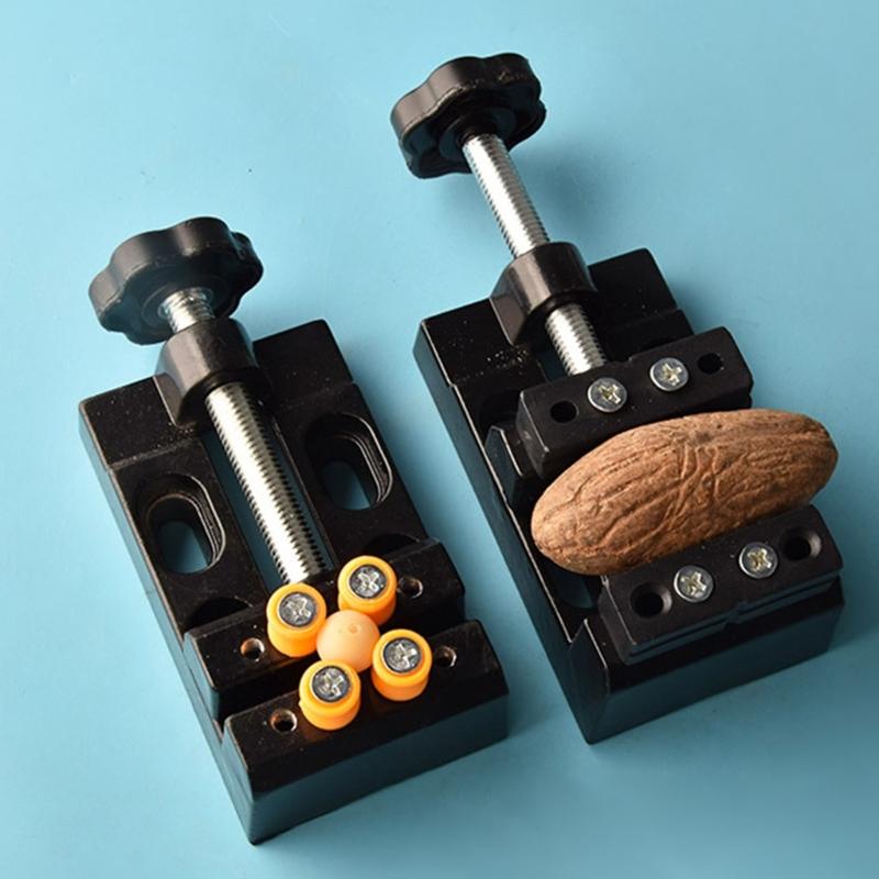 Mini Flat Clamp Table Jaw Benches Clamp Mini Drill Press Vice Opening Parallel Table Vise Sculpture Craft Carving Tool