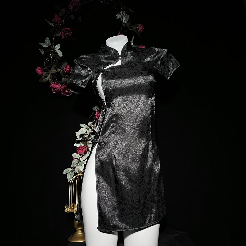 Domila Сексуальное нижнее белье Костюм страсти Пижама Женская одежда Оптом Сексуальный Ципао Униформа Свободный от искушения Qqny