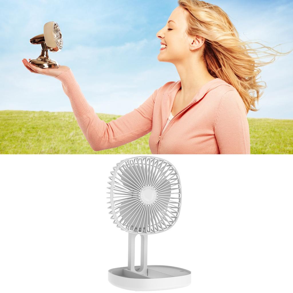 Мини-вентилятор Портативный настенный настольный вентилятор Складной электрический вентилятор USB Перезаряжаемый вентилятор-циркулятор воздуха