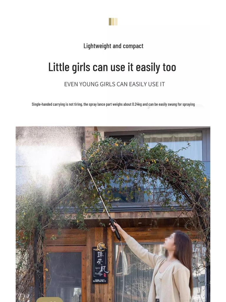 Electric 4-Nozzle Pesticide & Disinfectant Sprayer for Household and Agricultural Use