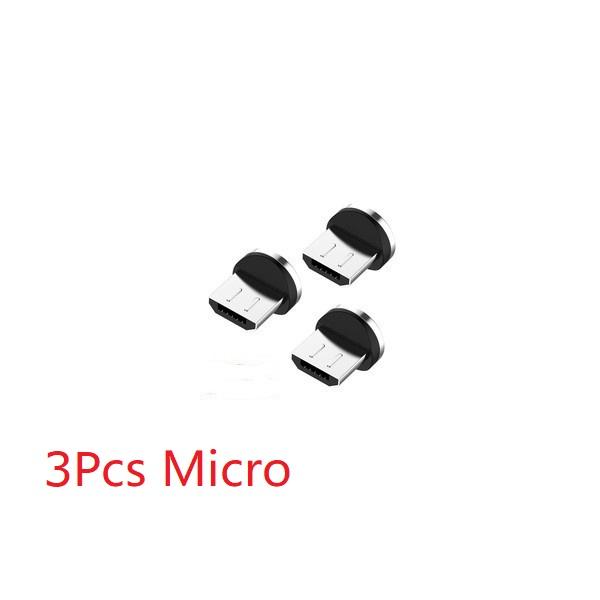Магнитная вилка кабеля типа C Разъем кабеля для зарядки Lightning Micro USB Магнитная вилка шнура зарядного устройства Прямоугольная магнитная вилка кабеля