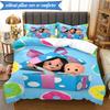 3PCS Cleo And Cuquin Bedding Set 2D Printing (Includes 1 Duvet Cover + 2 Pillowcases Coreless), Bedroom decor,Fan gift