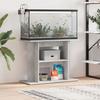 VidaXL Aquarium Stand Concrete Grey 80x35x60 Cm Engineered Wood 833579