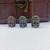 Copper Brass Crown Skull Beads Crown Outdoor Tools Brass EDC Skeleton Pendant  EDC Outdoor Tools