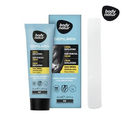 BODY NATUR Крем для удаления волос для чувствительных зон у мужчин 50 мл